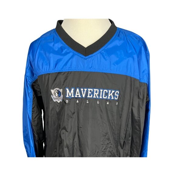 Mens Rebook Dallas Mavericks Nylon Pullover Windbreaker Size XXL - Picture 2 of 8